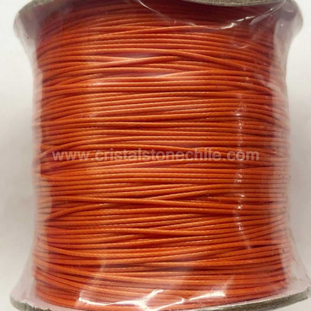 Hilo Piel de Serpiente | 0.8mm | 150 mtrs | Naranja | Co.6