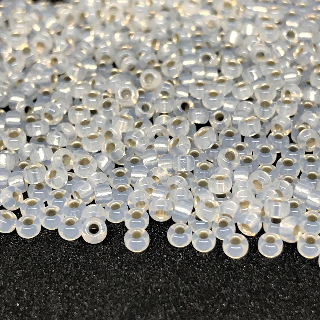 Miyuki Round Rocailles 8/0 | 551RR | Silverline Opalo