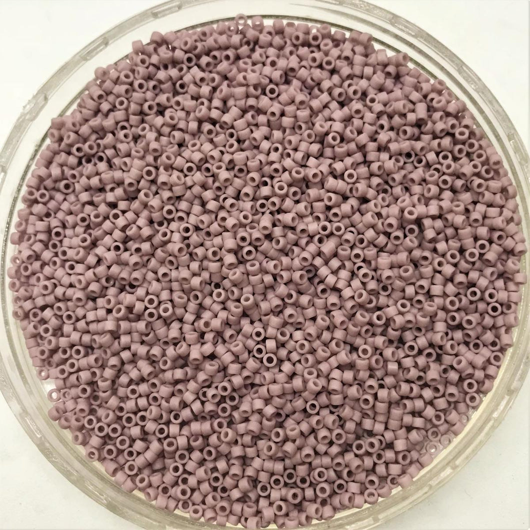 Miyuki Delica Beads 11/0 | 758DB | Matte Malva | c3