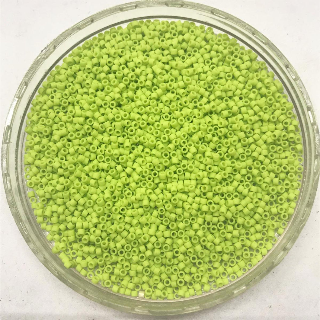 Miyuki Delica Beads 11/0 | 763DB | Matte Verde | c3