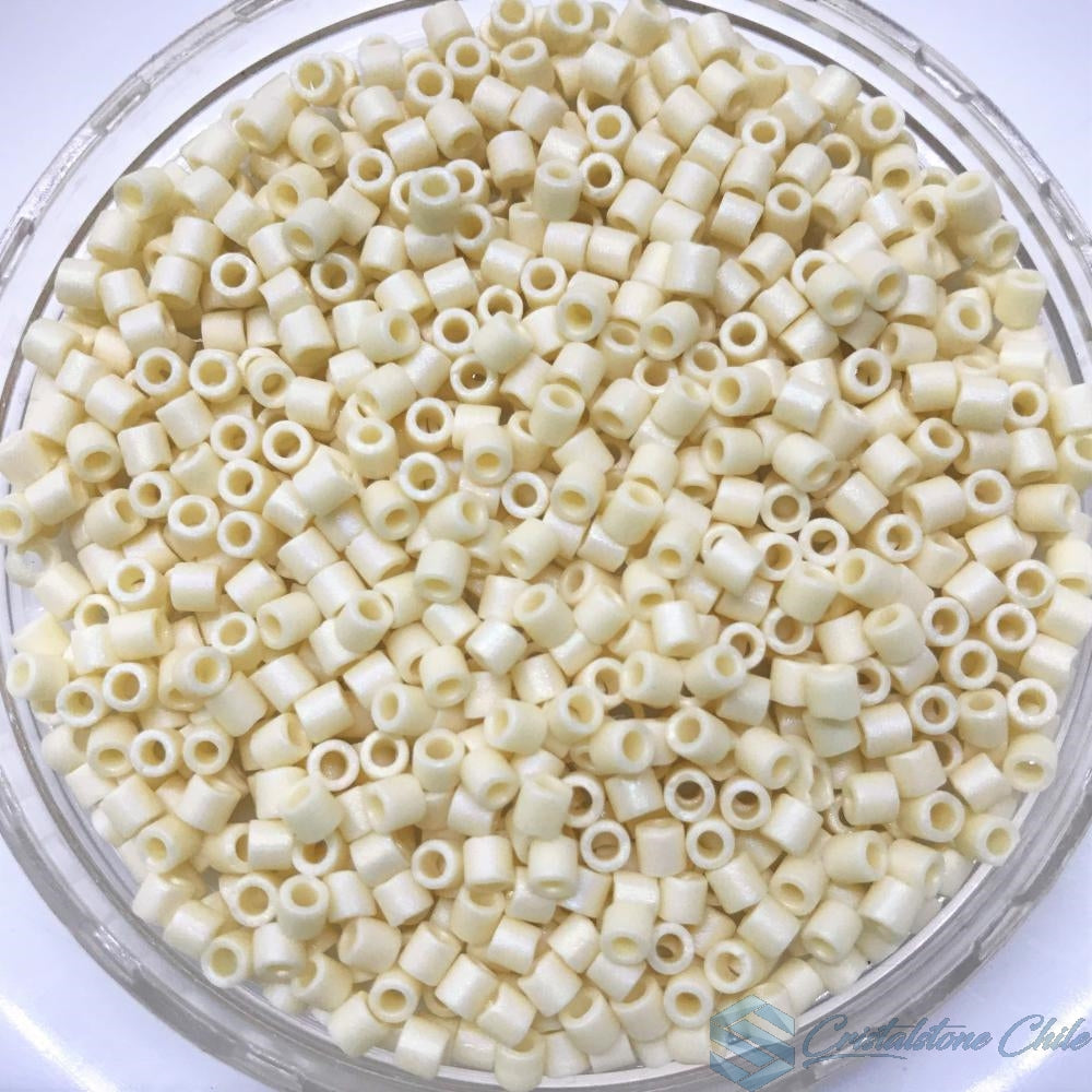 Miyuki Delica Beads 8/0 | 883DB | Crema matte | c10