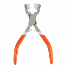 Cargar imagen en el visor de la galería, Alicate Punta Doble Nylon de Acero Inoxidable Curvo | 15.5cm
