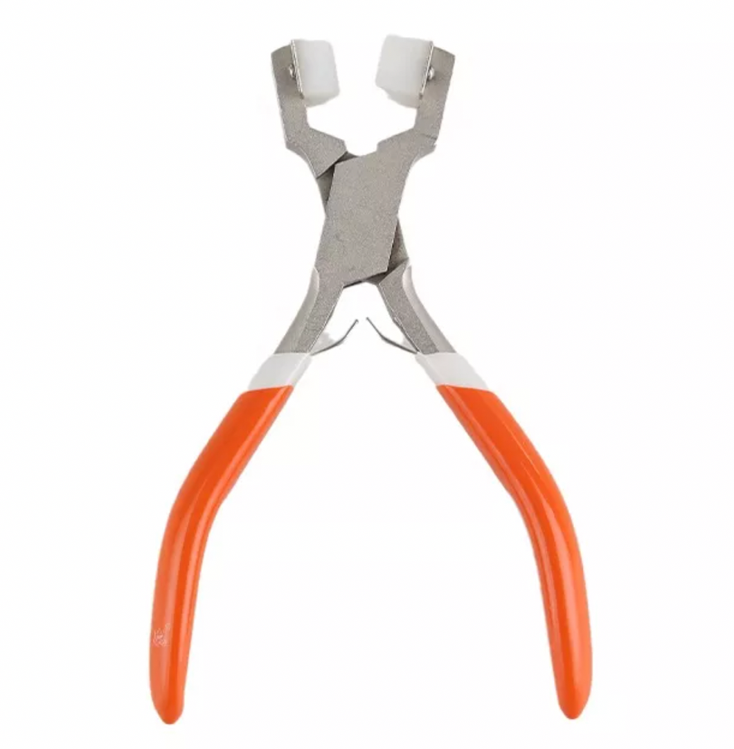Alicate Punta Doble Nylon de Acero Inoxidable Curvo | 15.5cm
