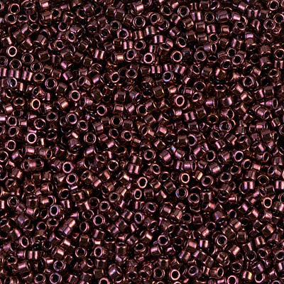Miyuki Delica Beads 11/0 | 12DB | Metal Burdeo | c6