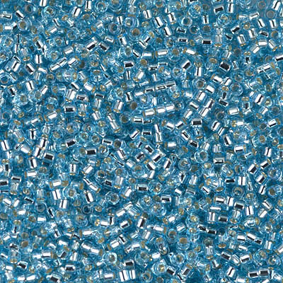 Miyuki Delica Beads 11/0 | 44DB | Silverline Celeste | c5