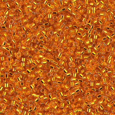 Miyuki Delica Beads 11/0 | 45DB | Silverline Naranja | c6