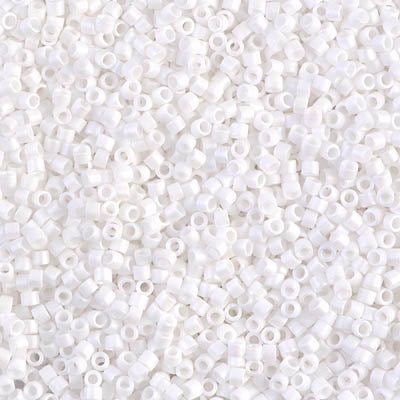 Miyuki Delica Beads 11/0 | 351DB | Matte Blanco | c7