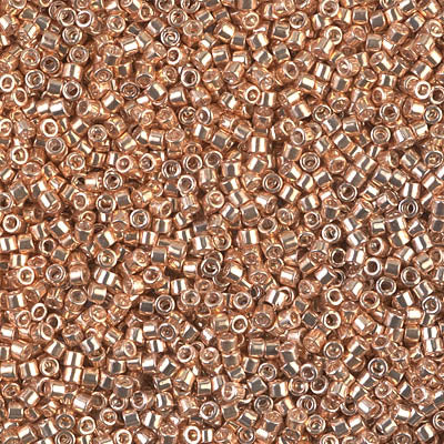 Miyuki Delica Beads 11/0 | 411DB | Metal Dorado B | c8
