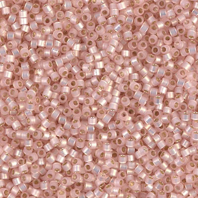Miyuki Delica Beads 11/0 | 624DB | Silverline Rosado A | c9