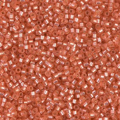 Miyuki Delica Beads 11/0 | 684DB | Silverline sandia | c7