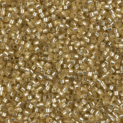 Miyuki Delica Beads 11/0 | 686DB | Silverline verde musgo claro | c13