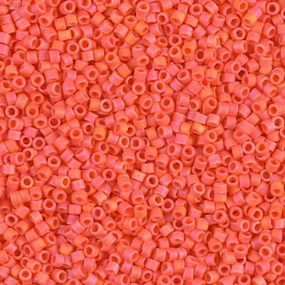 Miyuki Delica Beads 11/0 | 872DB | Matte Naranja | c10