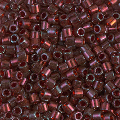 Miyuki Delica Beads 8/0 | 105DB | Burdeo tornasol | c13