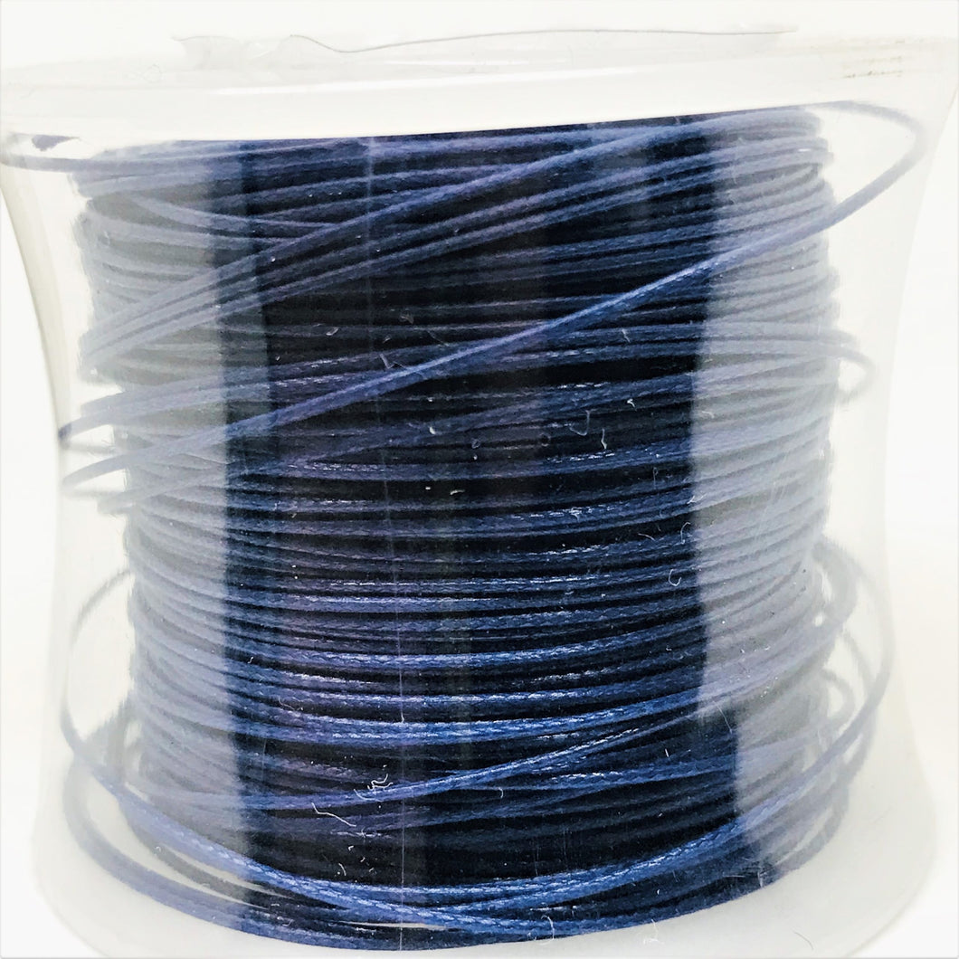 Hilo piel de serpiente | 0.8mm | 50 mtrs | Azul Marino | Co.10