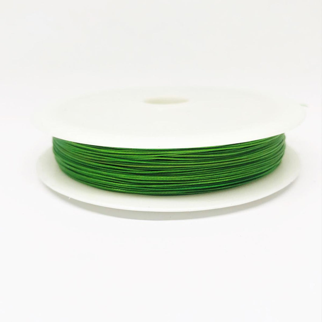 Alambre Recubierto | 0.46mm | 100mtr | Verde