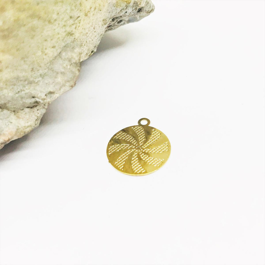 MANDALA | BAÑO DE ORO 18K | 15MM (C7-68)