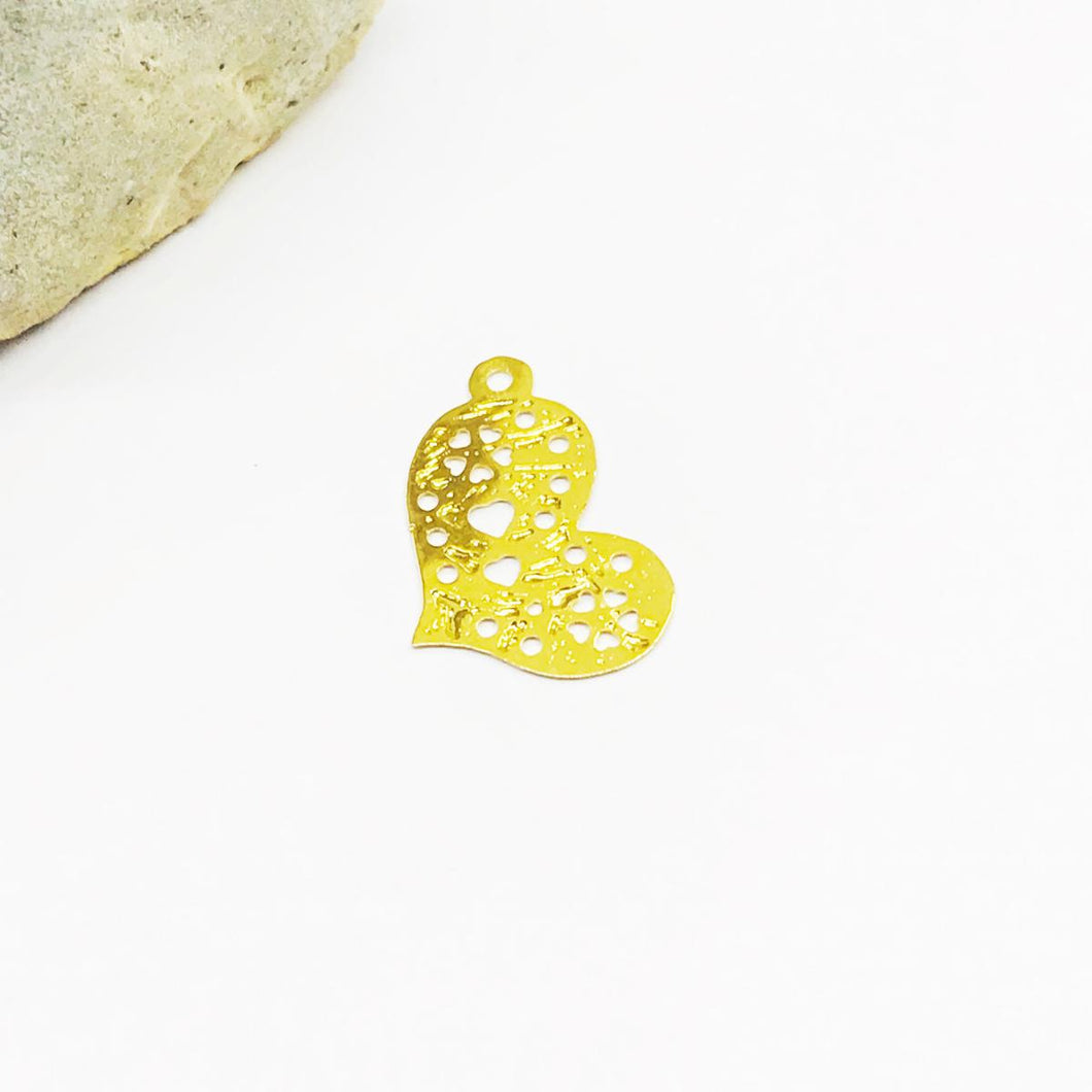 CORAZON | BAÑO DE ORO 24K | 15MM | C3-24