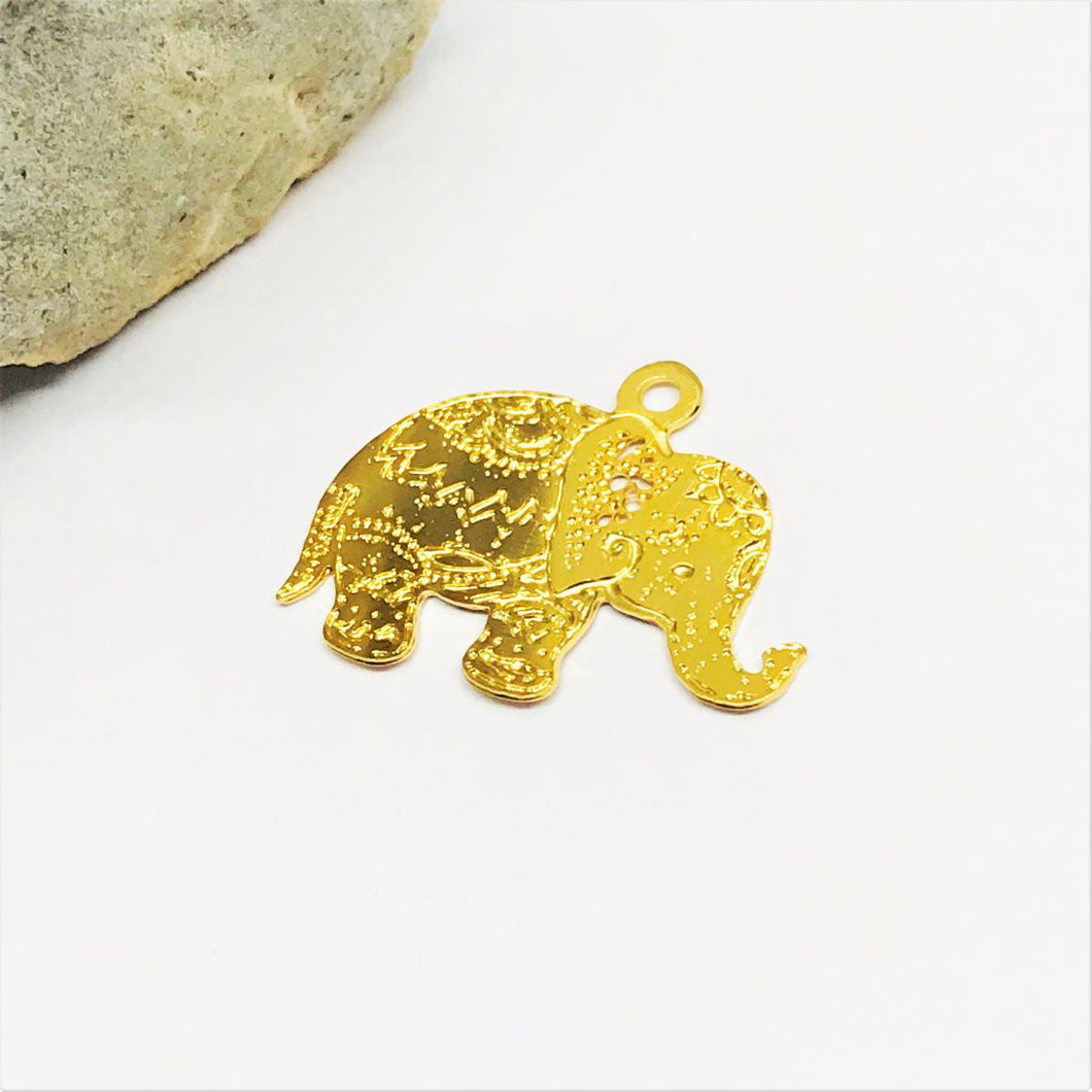 ELEFANTE | BAÑO DE ORO 24K | 30MM (C4-36)