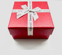 Cargar imagen en el visor de la galería, CAJA DE REGALO CON LAZO | 8.5X8.5X4.5CM | ROJO
