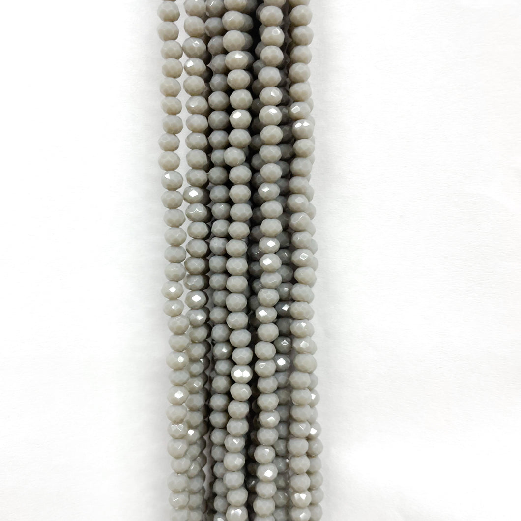 Cristal Chato | 4mm | Gris matte 7