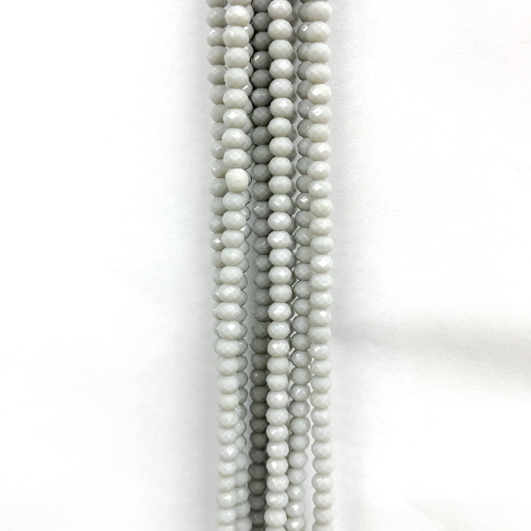 Cristal Chato | 4mm | Gris claro matte 8