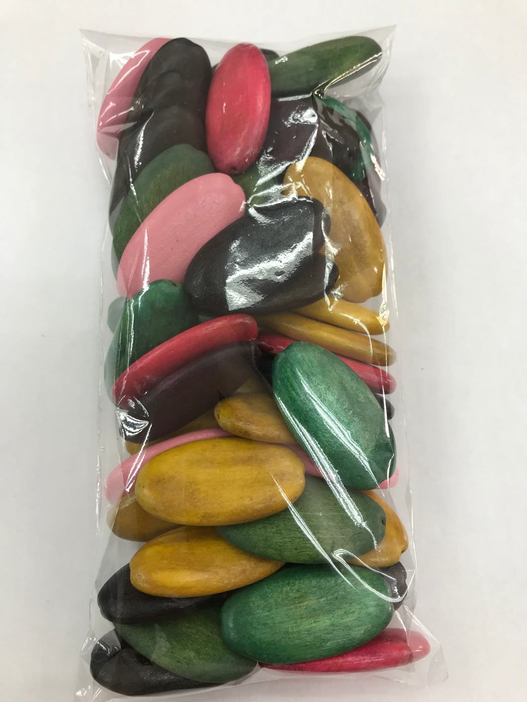 MADERA | OVALADO PLANO | 100GRS |  MULTICOLOR