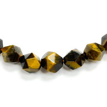 Cargar imagen en el visor de la galería, PIEDRA HEXAGONAL | 8MM | OJO DE TIGRE (7-2D)
