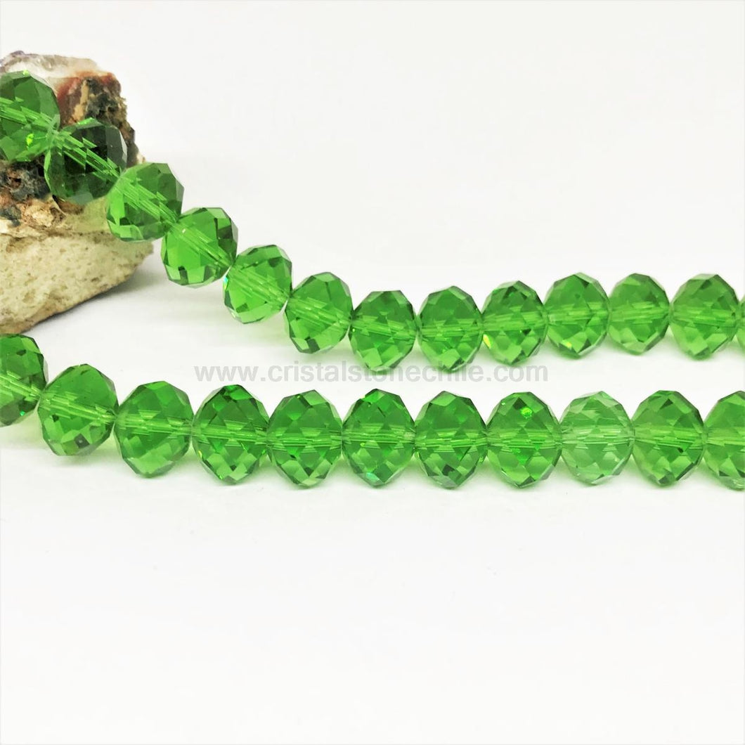 Cristal chato | 12mm | Verde pasto (29-26Y)