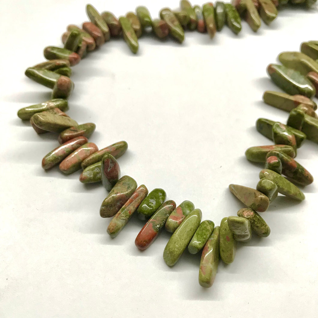 DAGAS OVALADAS | TIRA 40CM | UNAKITA (8-14A)