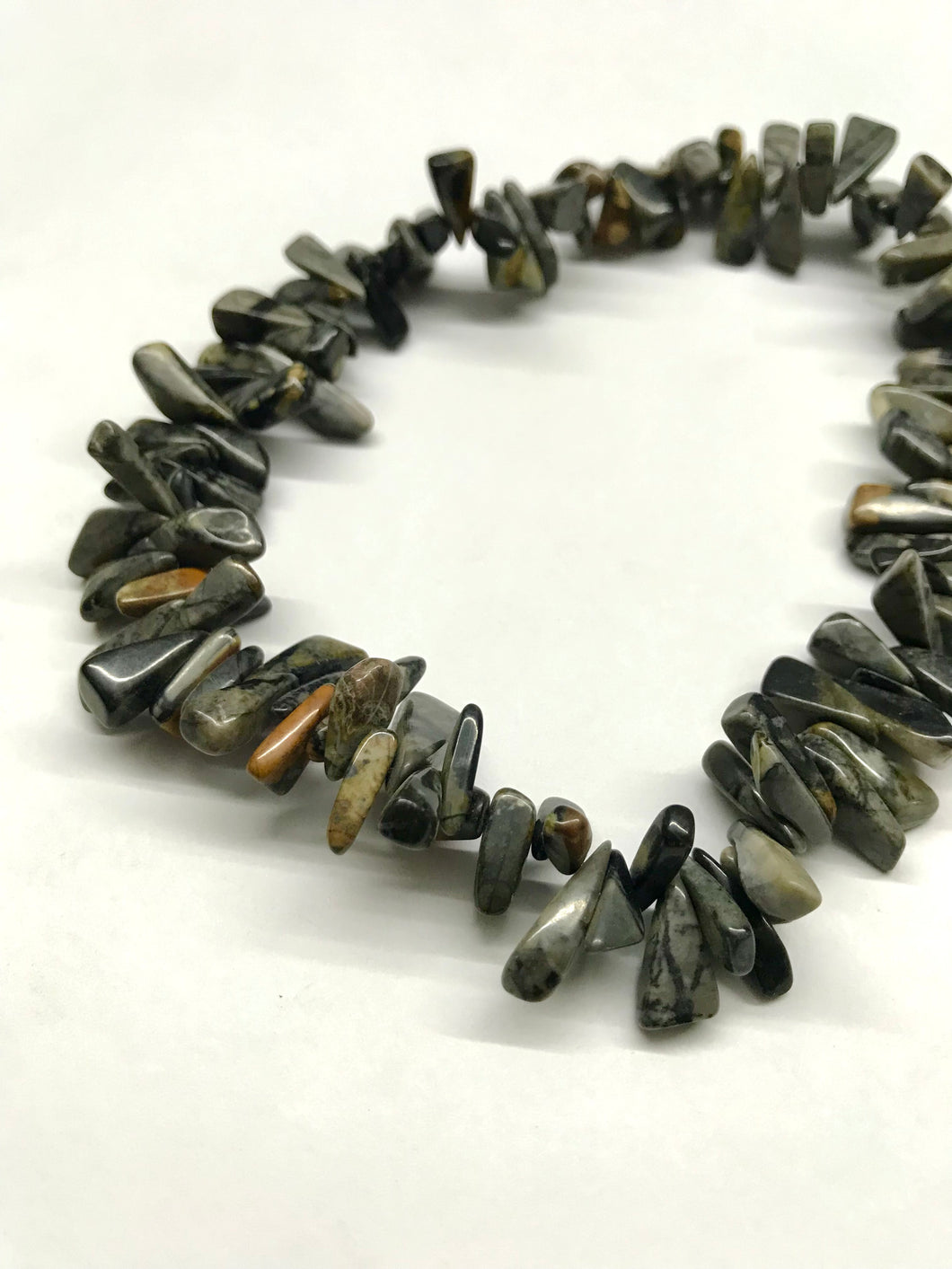 DAGAS RECTAS | TIRA 40CM | MIX DE JASPE