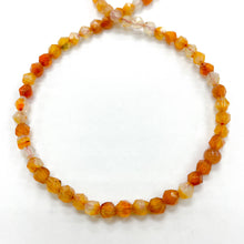 Cargar imagen en el visor de la galería, PIEDRA HEXAGONAL | 6MM | AGATA NARANJA MATIZADO (7-49D)
