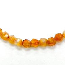 Cargar imagen en el visor de la galería, PIEDRA HEXAGONAL | 6MM | AGATA NARANJA MATIZADO (7-49D)
