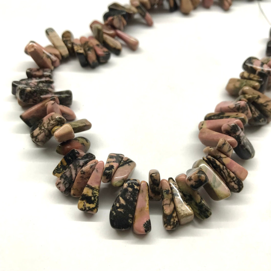 DAGAS RECTAS | TIRA 40CM | RODONITA