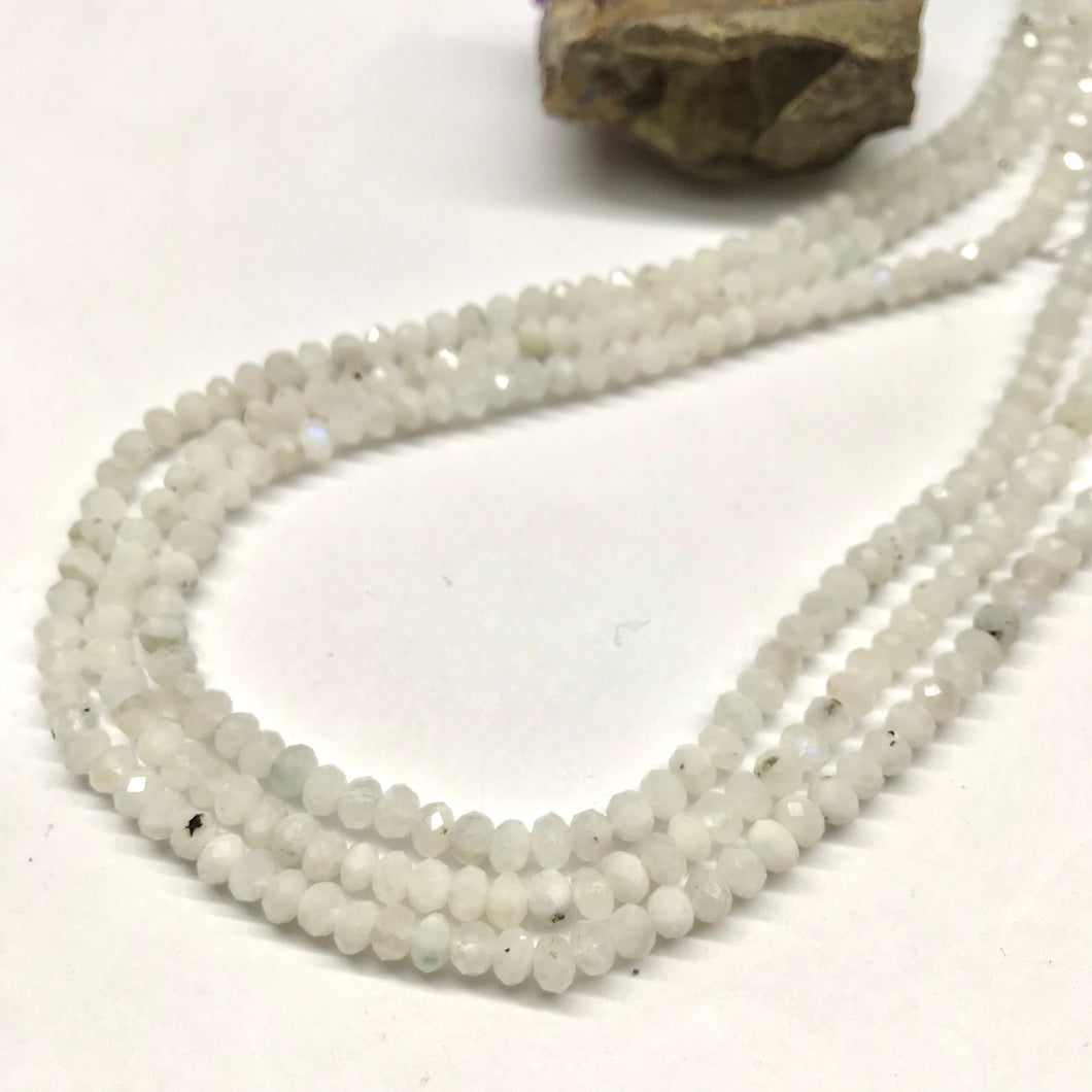 PIEDRAS NATURALES | MINI FACETADO | PIEDRA LUNA | 3X4MM