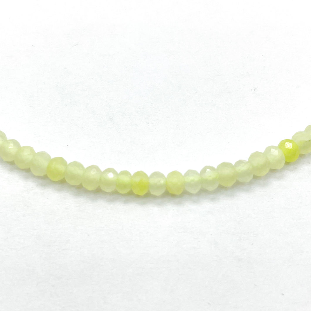 PIEDRAS NATURALES | MINI | JADE LIMA | RONDELL | 3.3X2.4MM (16-67G)