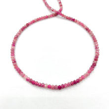 Cargar imagen en el visor de la galería, PIEDRAS NATURALES | MINI | CUARZO FRUTILLA | RONDELL | 3.5X2.5MM (13-74G)
