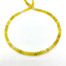 Cargar imagen en el visor de la galería, PIEDRAS NATURALES | MINI | OPALO AMARILLO | RONDELL | 4X3MM
