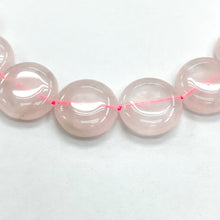Cargar imagen en el visor de la galería, CUARZO ROSADO | COIN | 16MM
