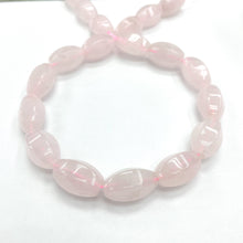 Cargar imagen en el visor de la galería, CUARZO ROSADO | ARROZ ALARGADO FACETADO | 20X12MM
