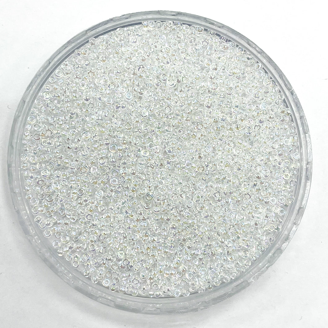 Miyuki Round Rocailles 11/0 | 250RR | Blanco Traslucido Tornasol | c5