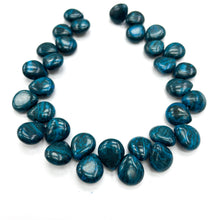 Cargar imagen en el visor de la galería, GOTA LISA | 10X12MM | APATITA OSCURA (10-30A)
