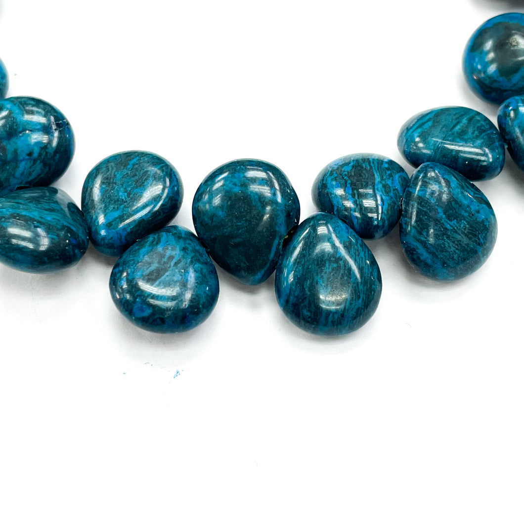 GOTA LISA | 10X12MM | APATITA OSCURA (10-30A)