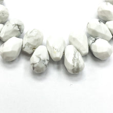 Cargar imagen en el visor de la galería, GOTA FACETADA | 12X8MM | HOWLITA (11-36F)
