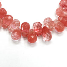 Cargar imagen en el visor de la galería, GOTA FACETADA | 8X13MM | CUARZO CHERRY
