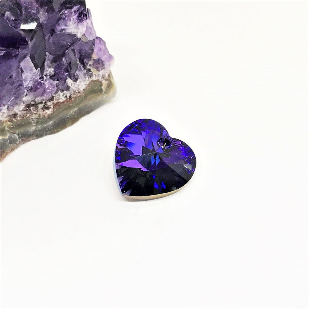 Swarovski Elements Corazón | 14mm | Heliotrope