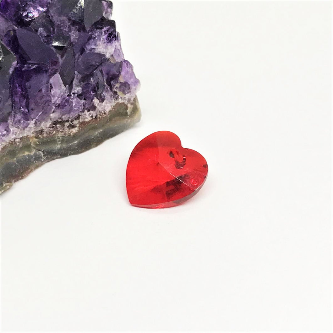 Swarovski Elements Corazón | 14mm | Rojo (ST)