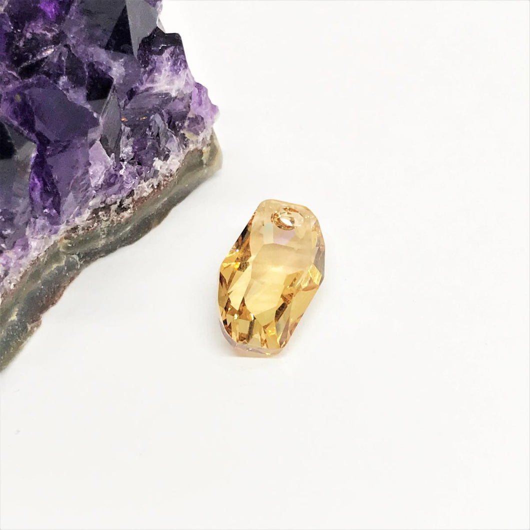 Swarovski Elements Meteor Pendant | 18mm | Golden Shadow