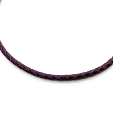 Cargar imagen en el visor de la galería, CUERO TRENZADO | 3MM |MORADO
