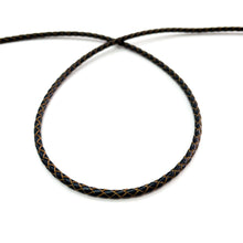 Cargar imagen en el visor de la galería, CUERO TRENZADO | 3MM |NEGRO
