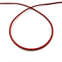 Cargar imagen en el visor de la galería, CUERO TRENZADO | 3MM | ROJO
